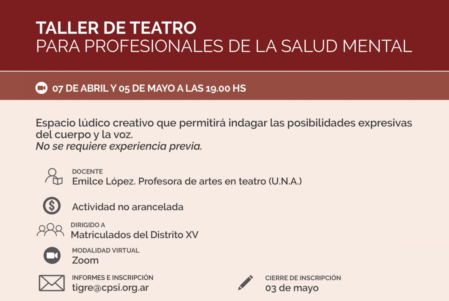 Taller de teatro