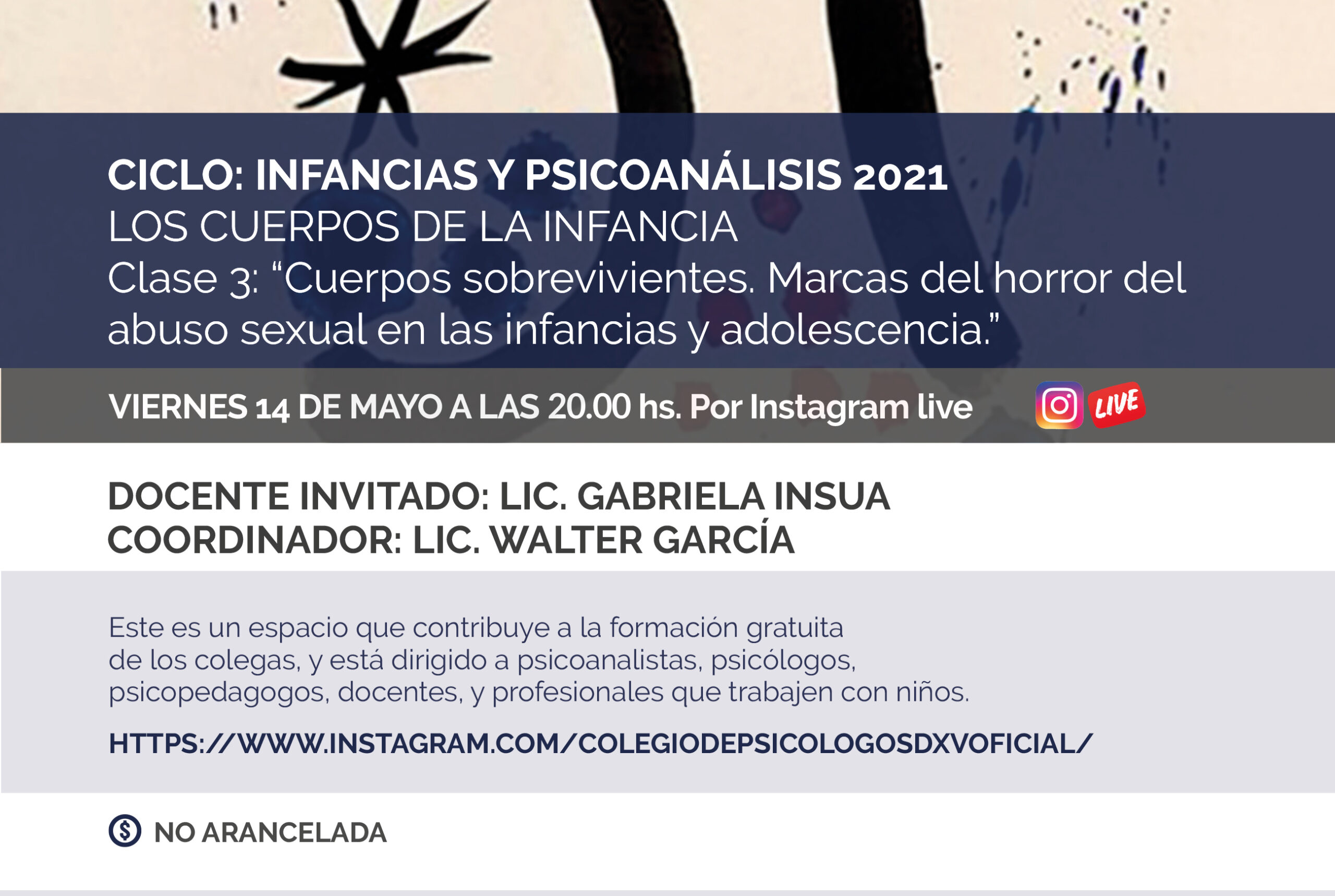 Ciclo: infancias y psicoanálisis 2021
