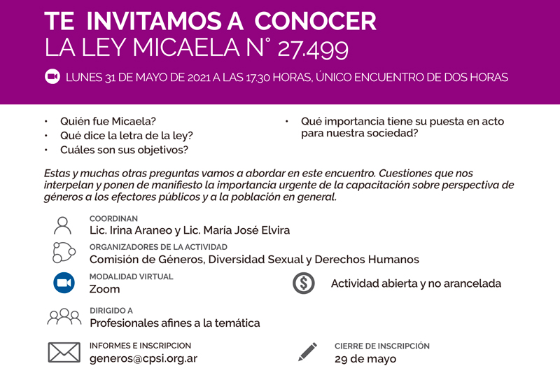 La Ley Micaela