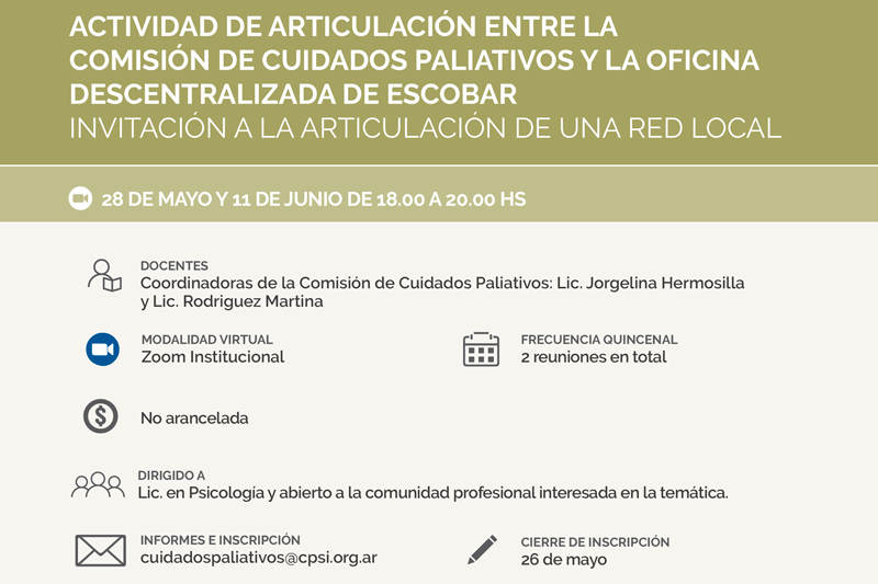 Actividad de articulación