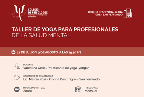 Yoga profesionales salud