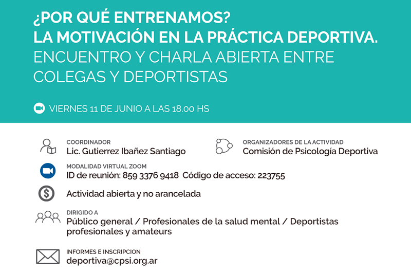 ¿Por qué entrenamos?