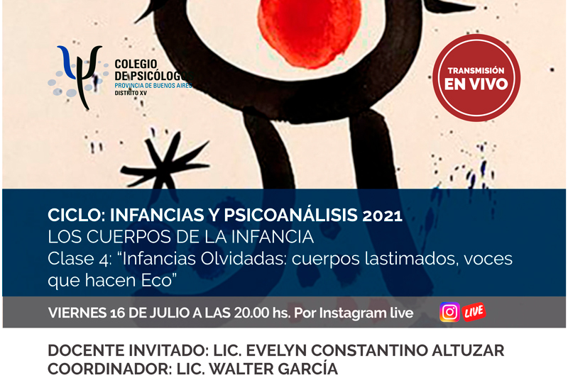 Infancias y psicoanálisis 2021