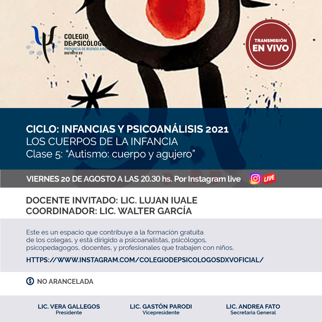 Ciclo: Infancias y Psicoanálisis