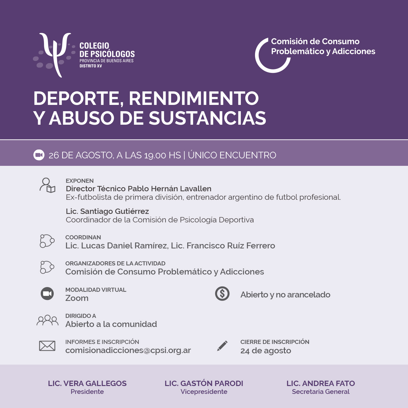 Deporte, y sustancias
