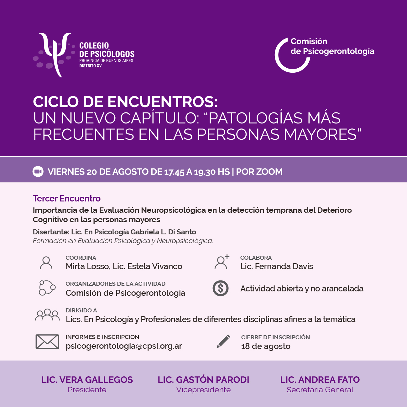 Ciclo de encuentros