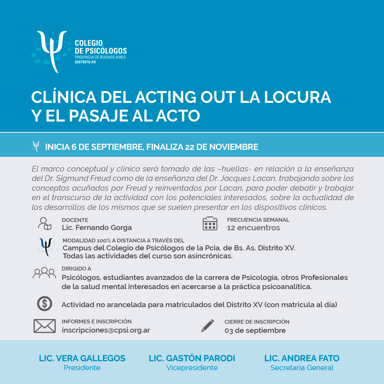 Clínica del acting out