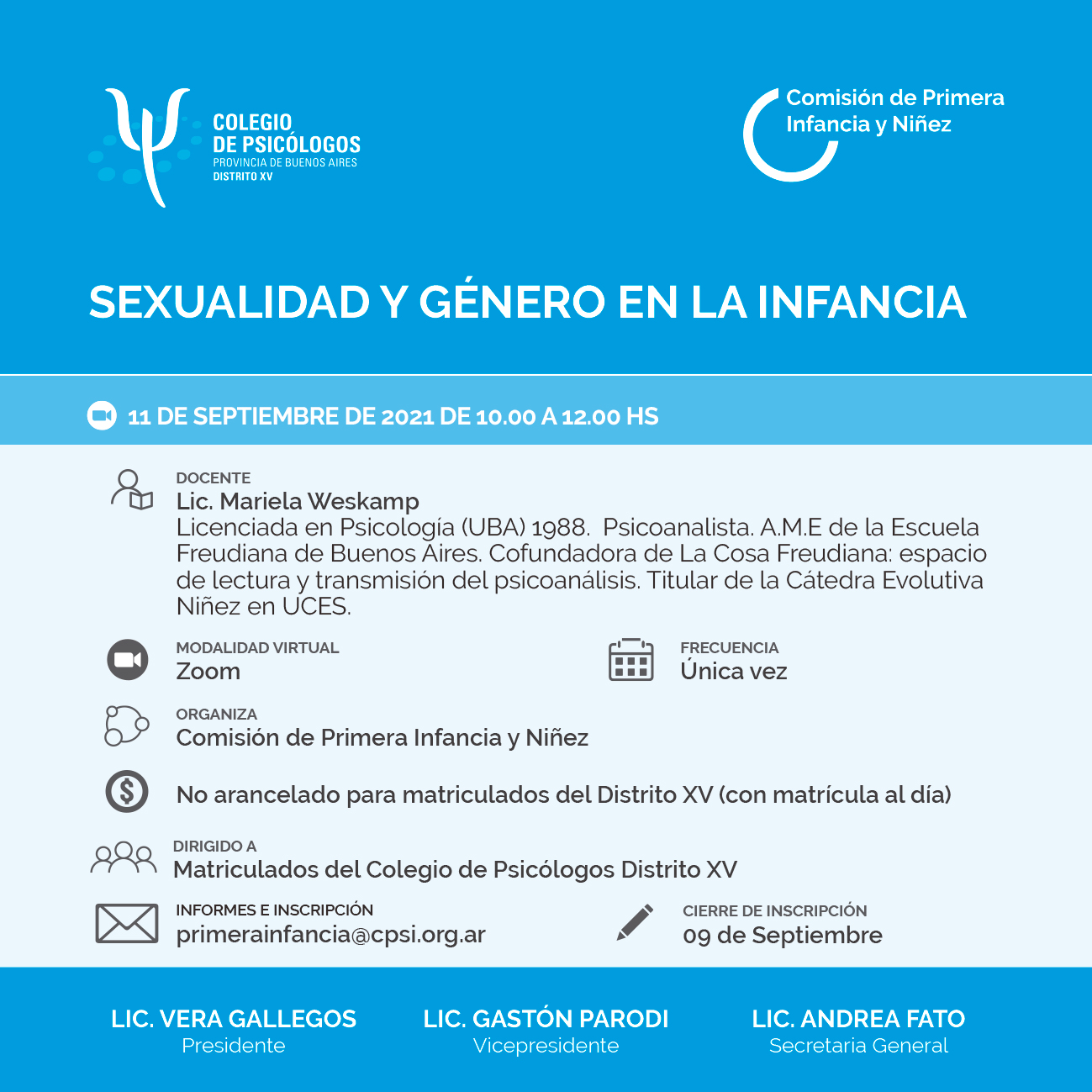 Sexualidad y Género en la infancia