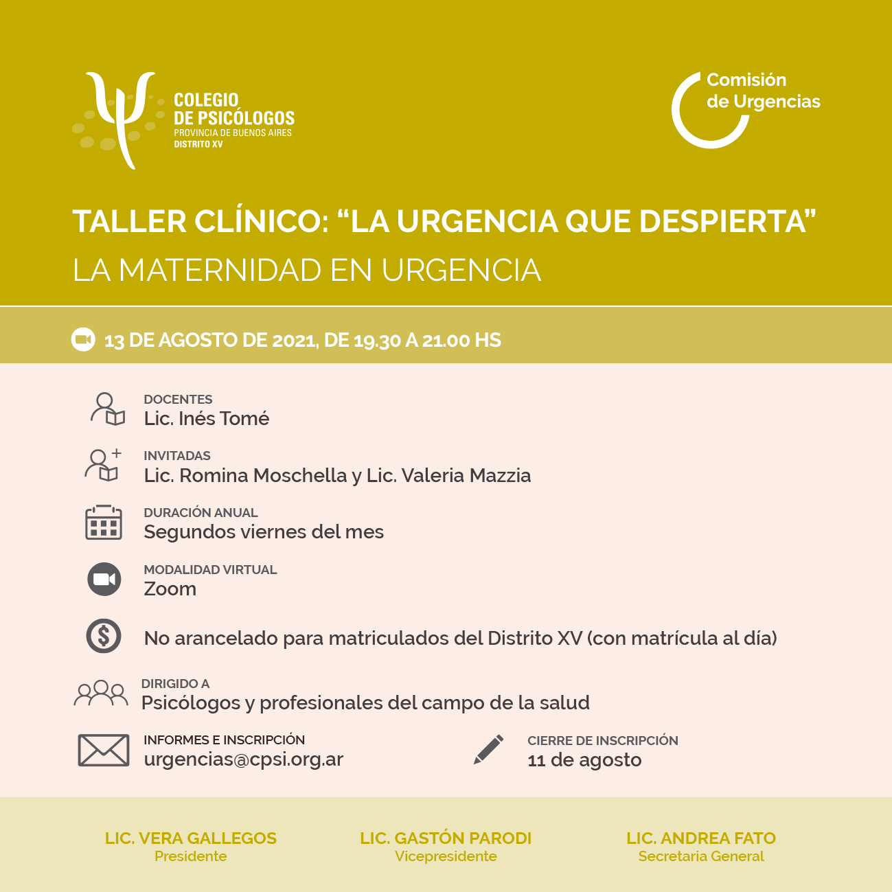 Taller Clínico