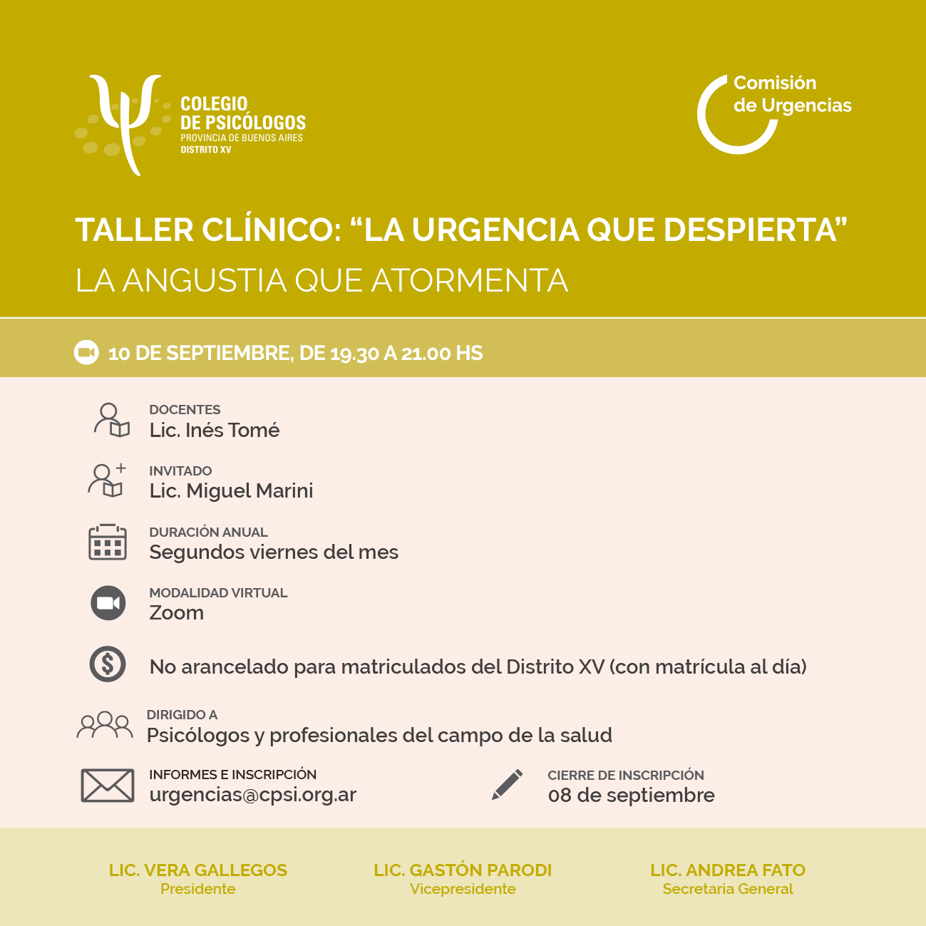 Taller clínico