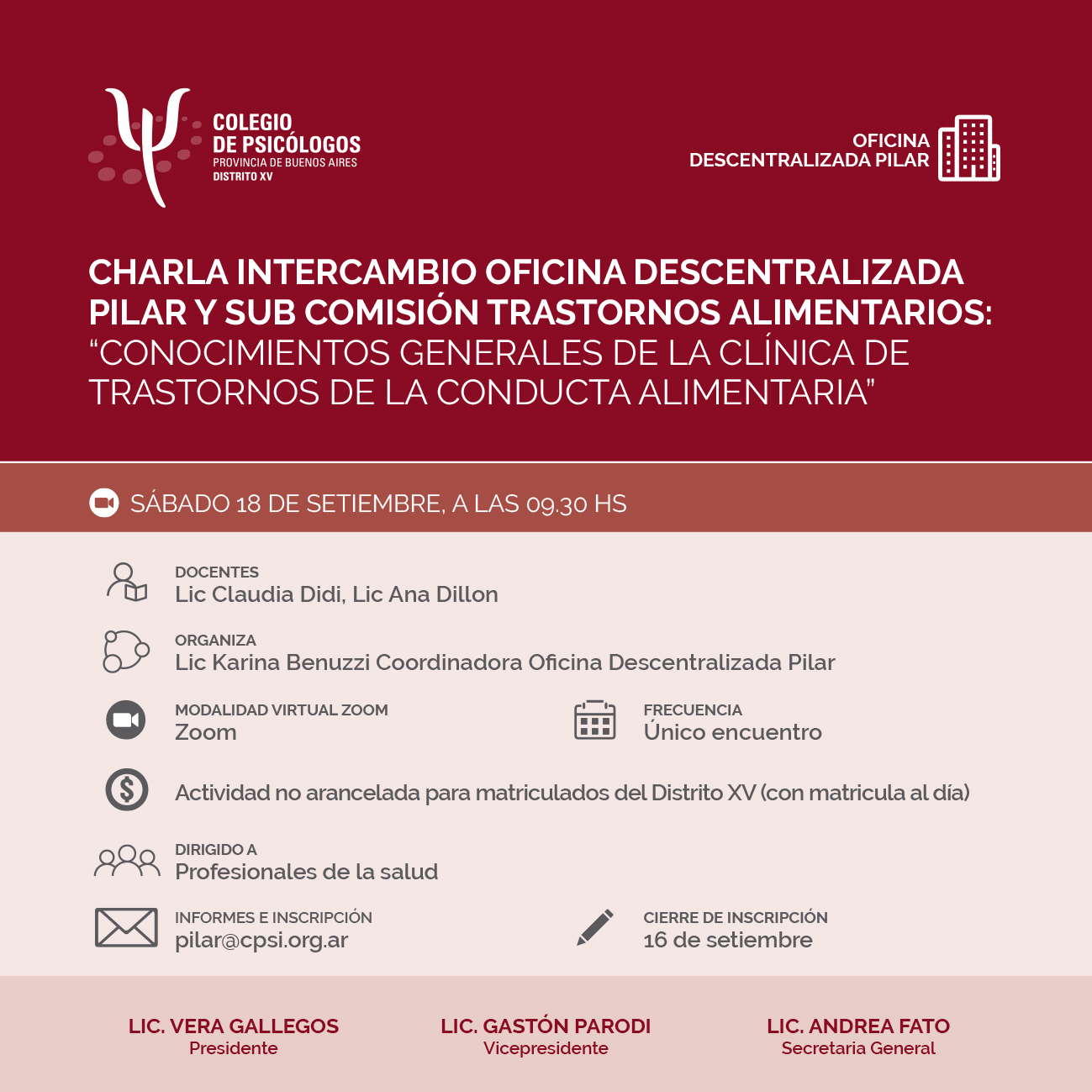 Charla Intercambio
