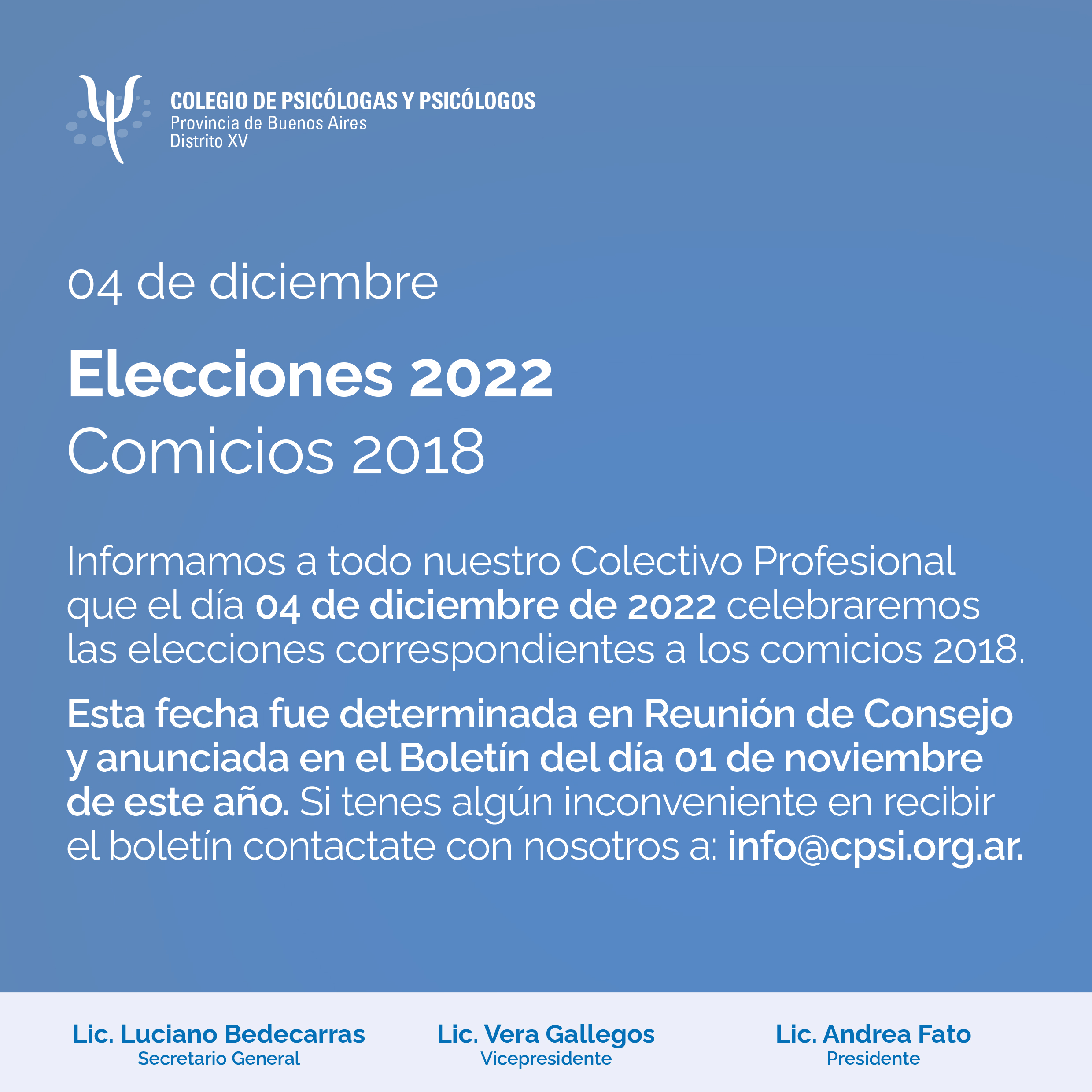Elecciones 2022 (Comicios 2018)