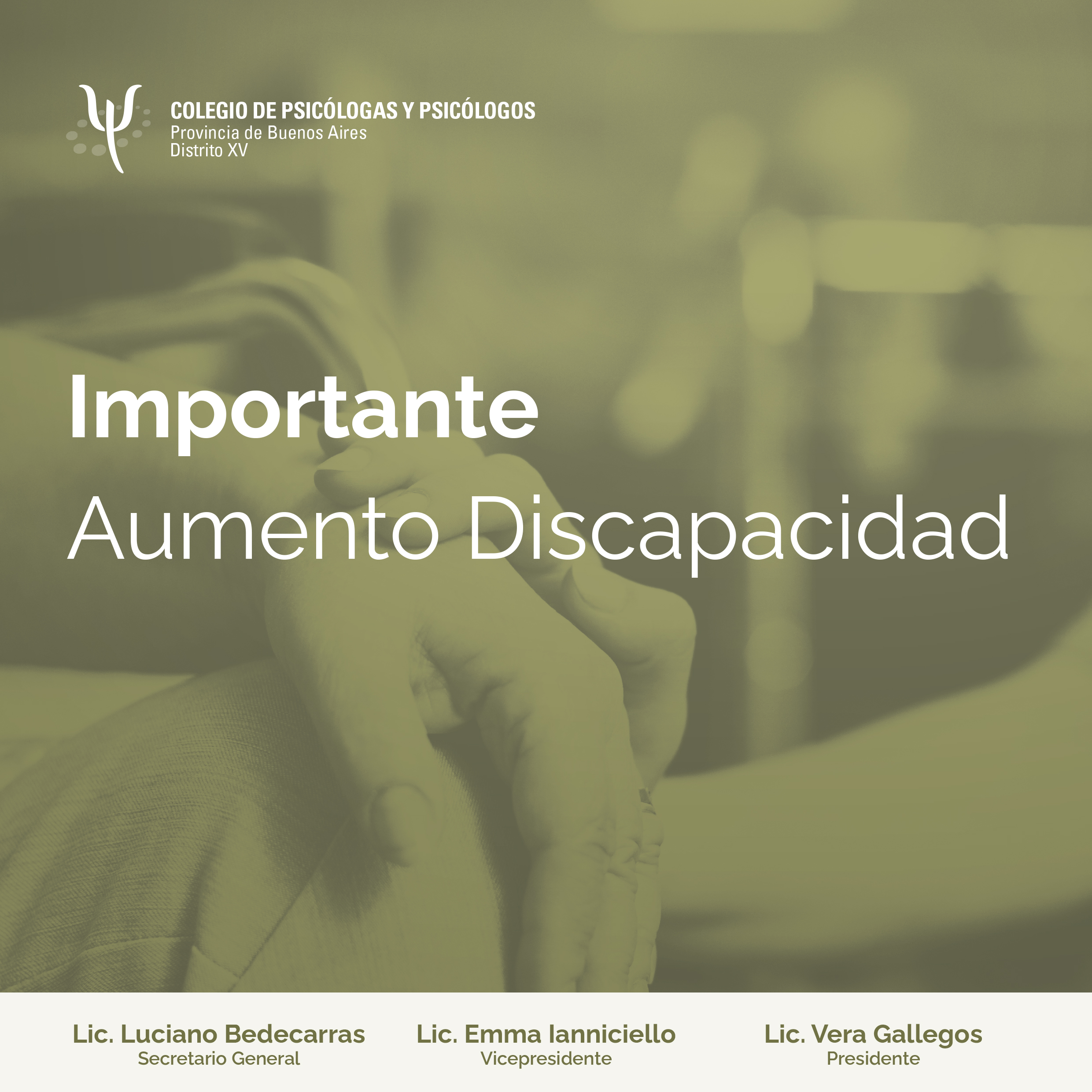 Importante Aumento Discapacidad