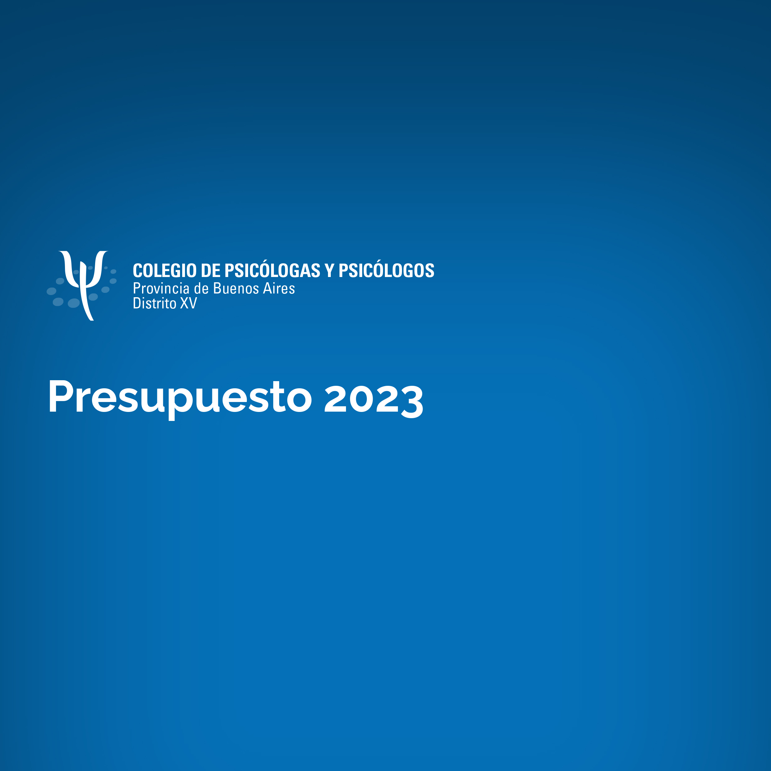 Presupuesto 2023